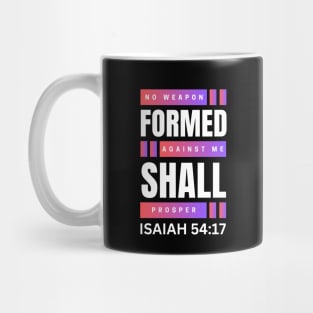 No Weapon Formed Against Me Shall Prosper | Christian Mug